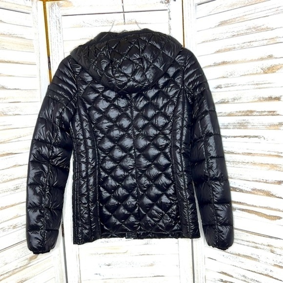 Noize l Black Samira Lightweight Short Length Puffer Hood Jacket Like New! Small - Picture 9 of 11